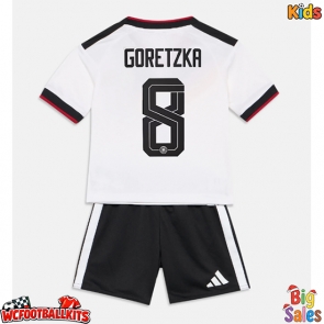 Germany Leon Goretzka #8 Replica Home Stadium Kit for Kids World Cup 2026 Short Sleeve (+ pants)